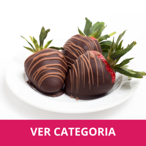 Frutillas con chocolates