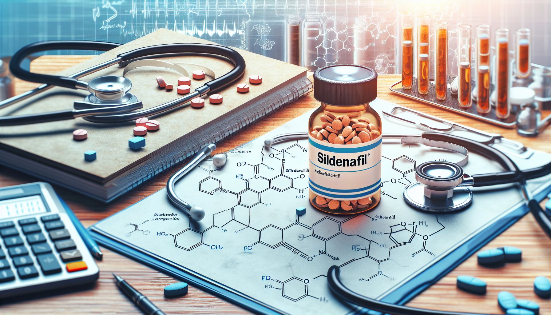 Imagen de comprimidos de Sildenafil